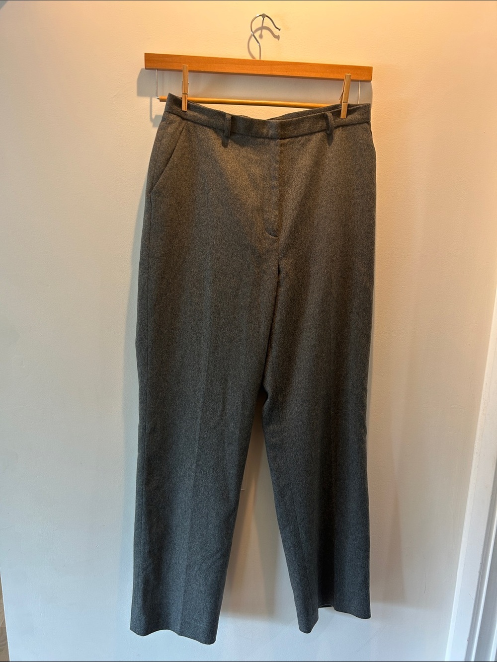 Caslon Gray Wool-Blend Dress Trousers